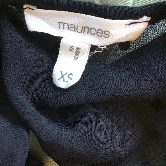 3/$10 - Ruffled Sleeved, Sheer Top Blouse - Picture 6 of 8